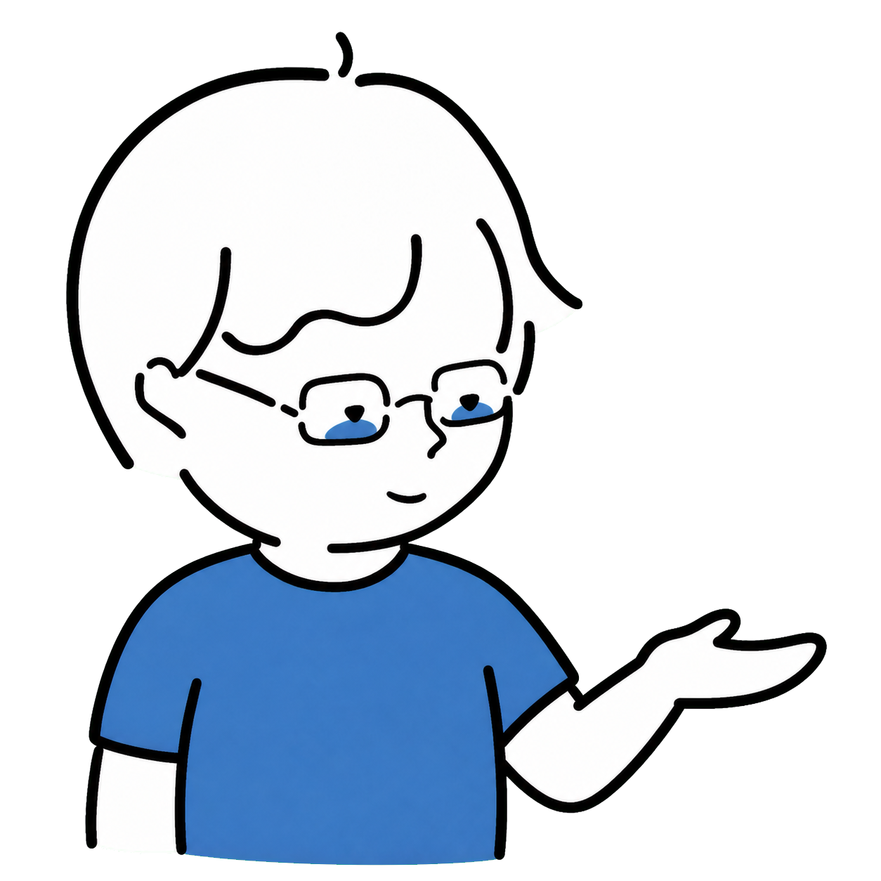 今里剛を表すザトシくんのイラスト